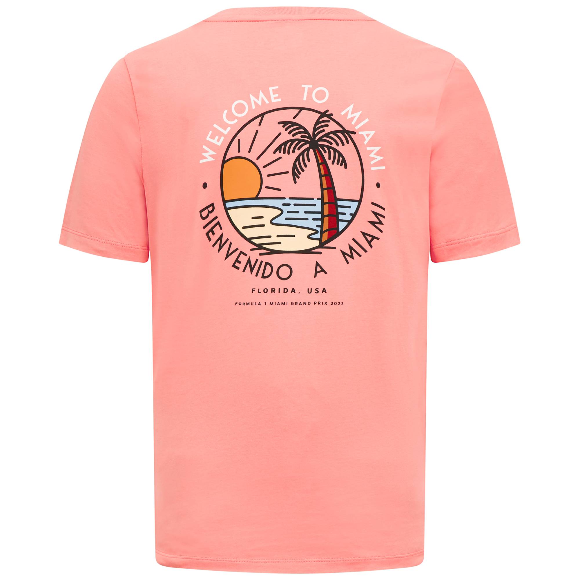 Formel 1 Collection T-Shirt "Miami" - pink