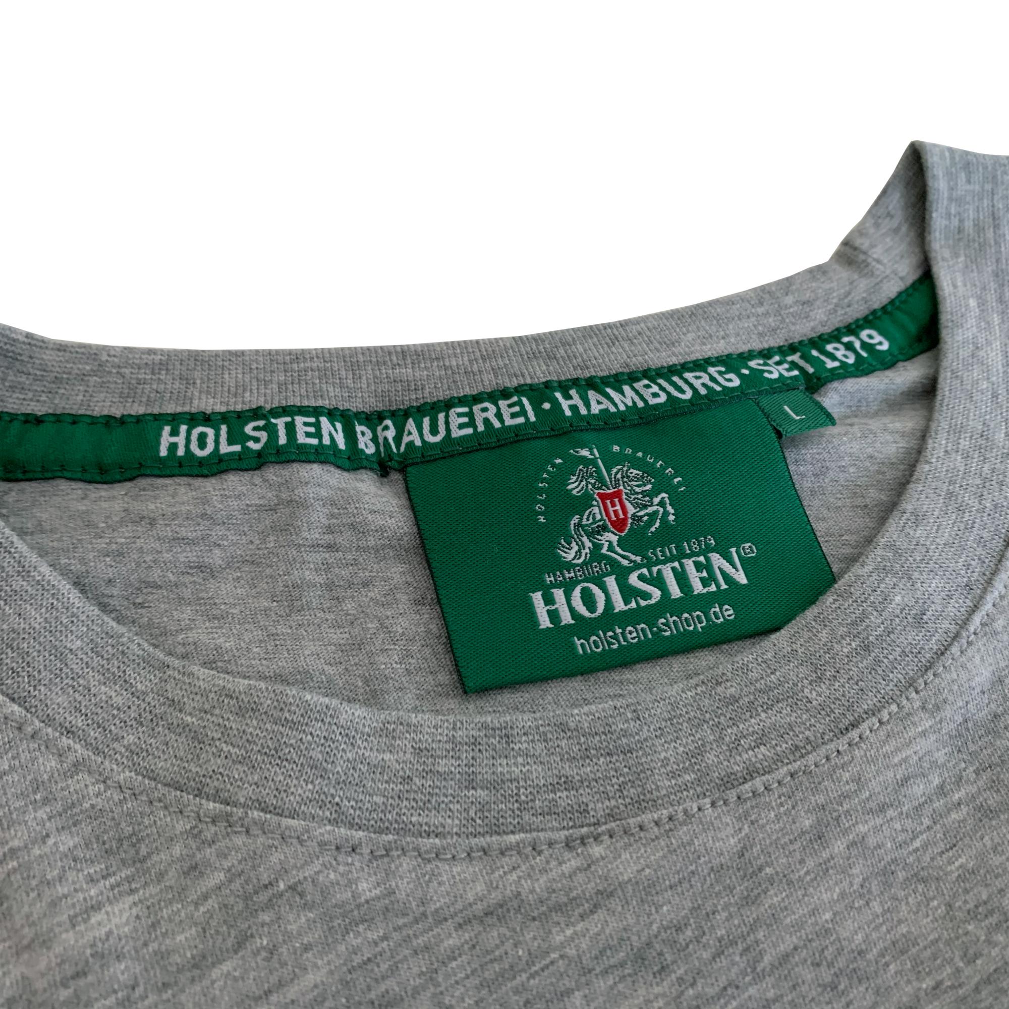 Holsten - Herren T-Shirt Ritter groß - grau