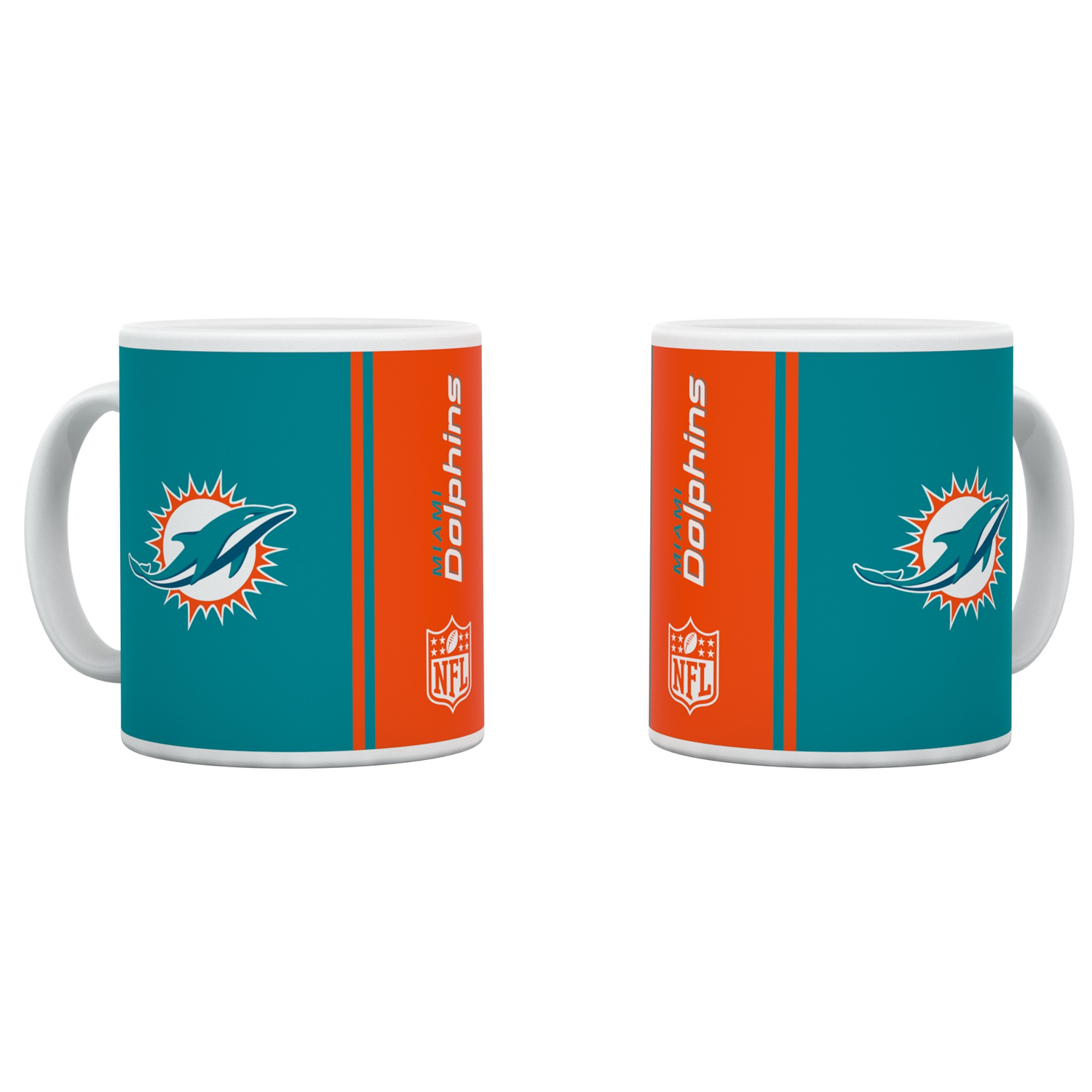 Miami Dolphins Tasse "Gridiron" 330 ml - Teamfarben