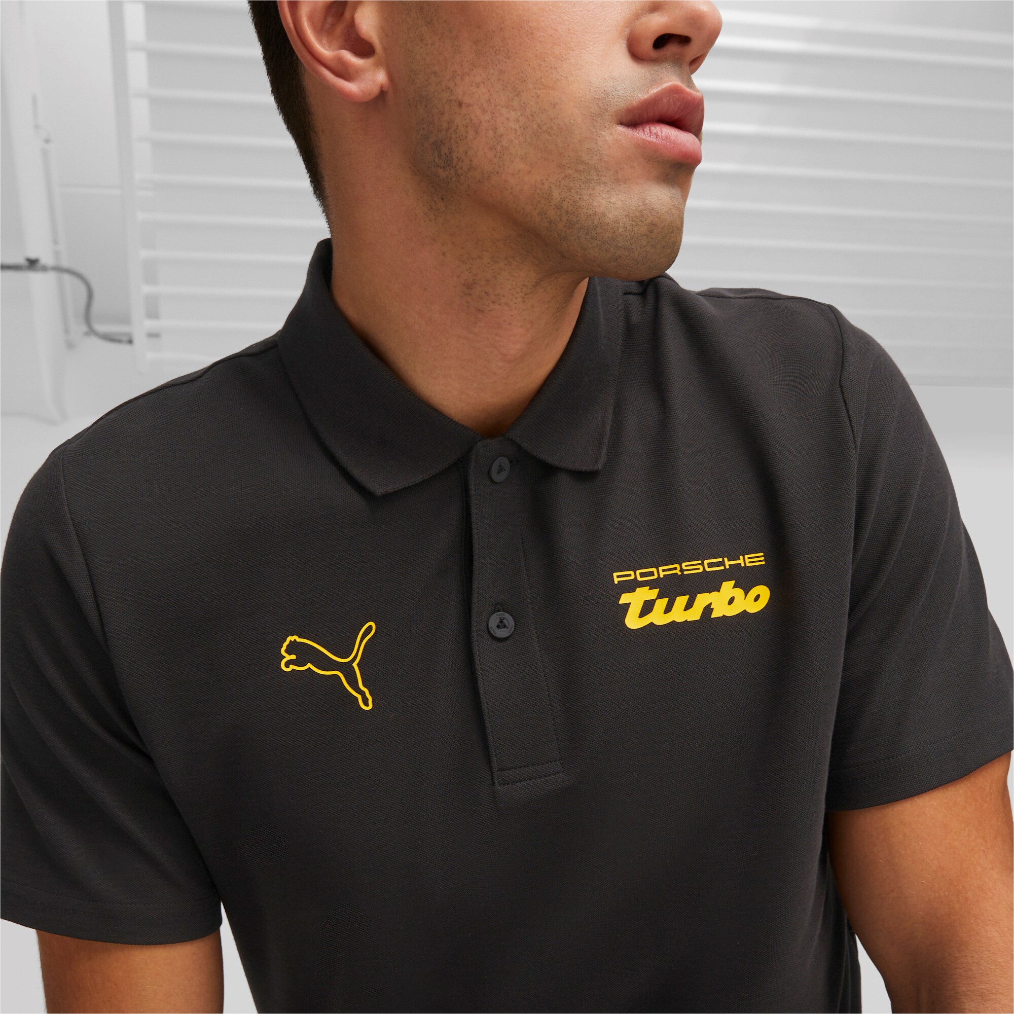 Porsche Legacy Puma Polo "Porsche Turbo" - schwarz