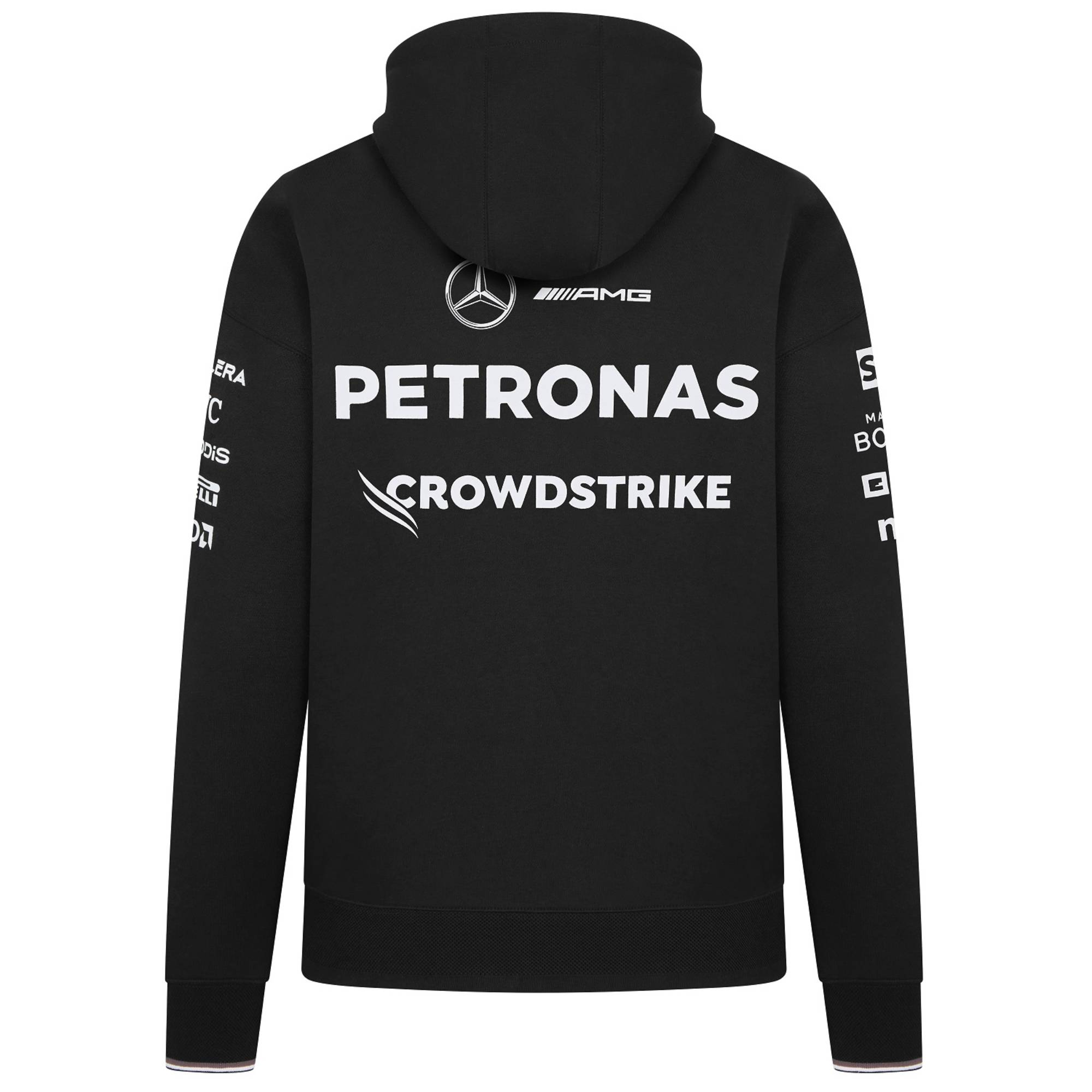 Mercedes AMG Petronas Kapuzenpullover Teamline 2024 - schwarz 