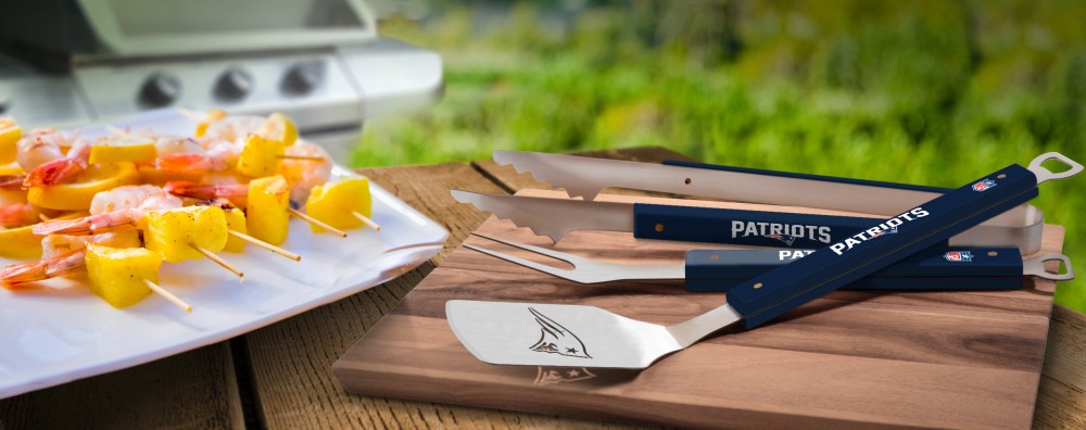 New England Patriots Spirit Series 3-Piece BBQ Set