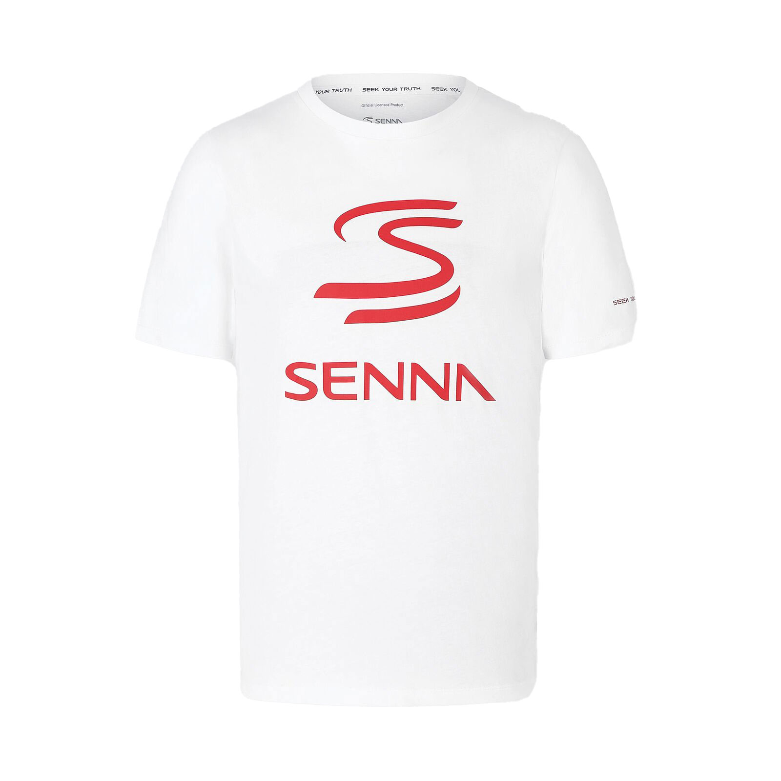 Ayrton Senna Logo T-Shirt - weiß