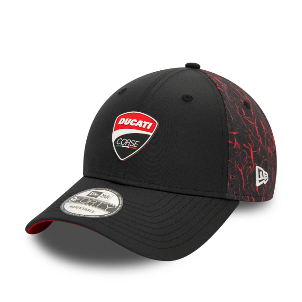 Ducati Corse New Era 9FORTY Cap "Crinkle" - schwarz