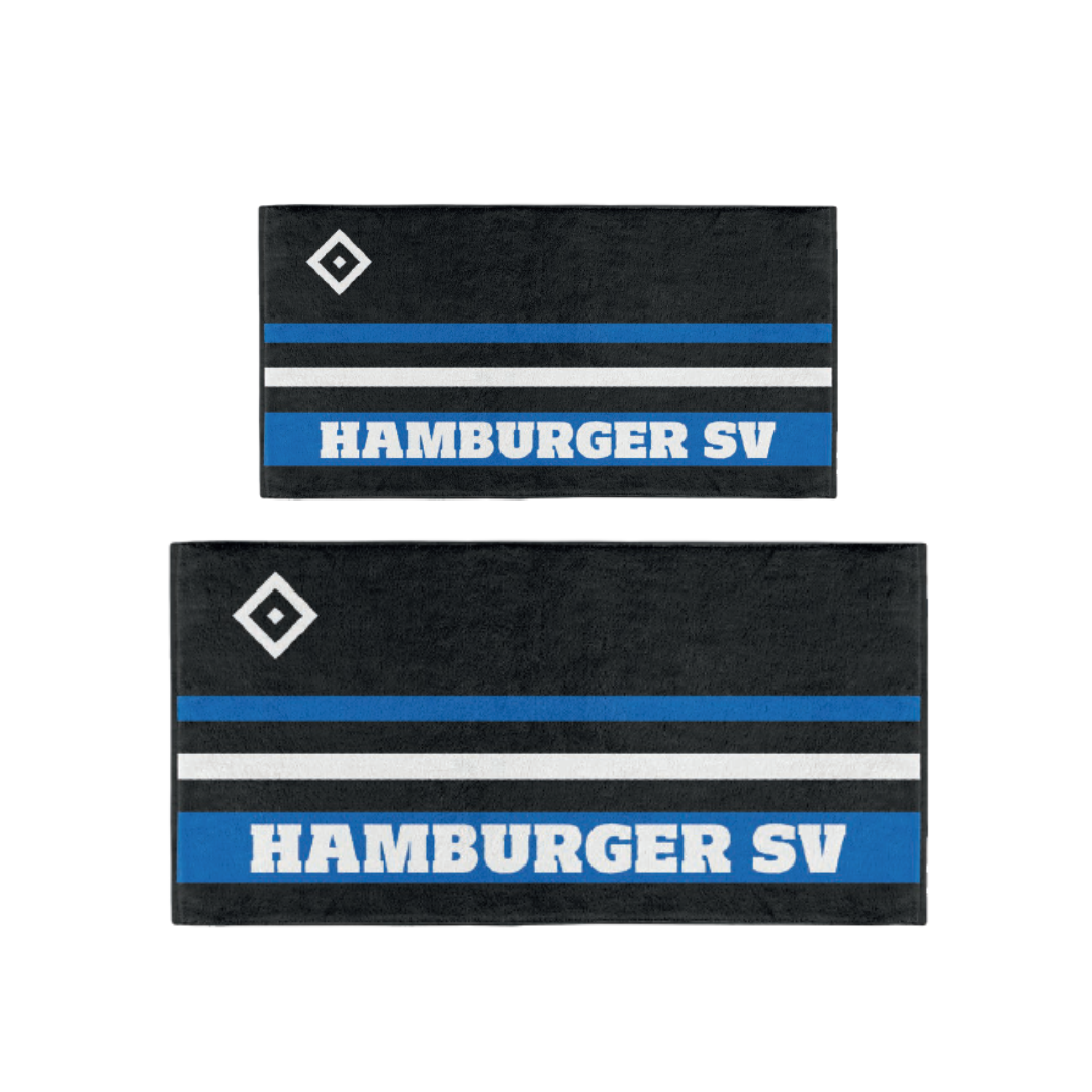 HSV Handtuch-Set - Duschtuch + Handtuch Hamburger SV