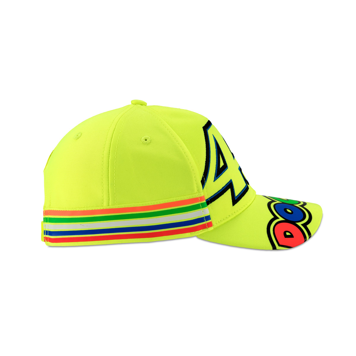 Valentino Rossi Cap "Stripes" - gelb