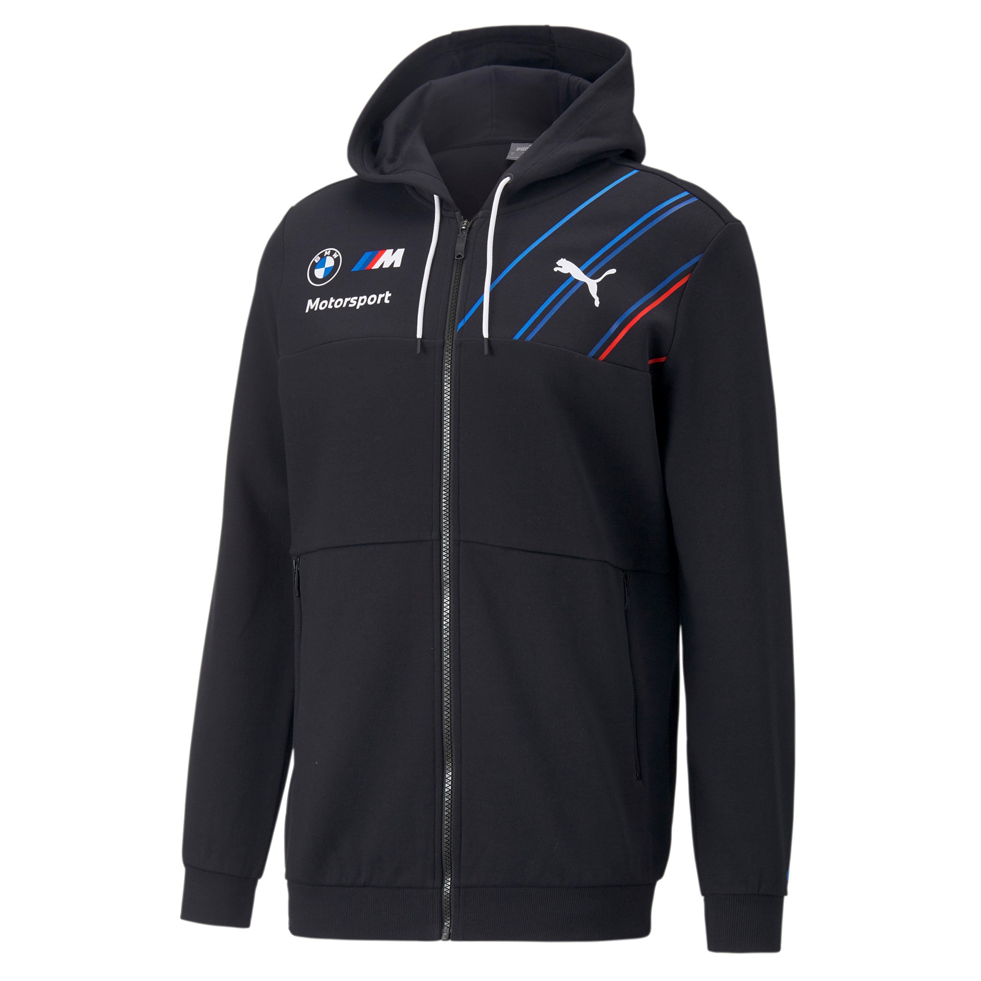 BMW Motorsport Kapuzensweatjacke "Teamline" - schwarz