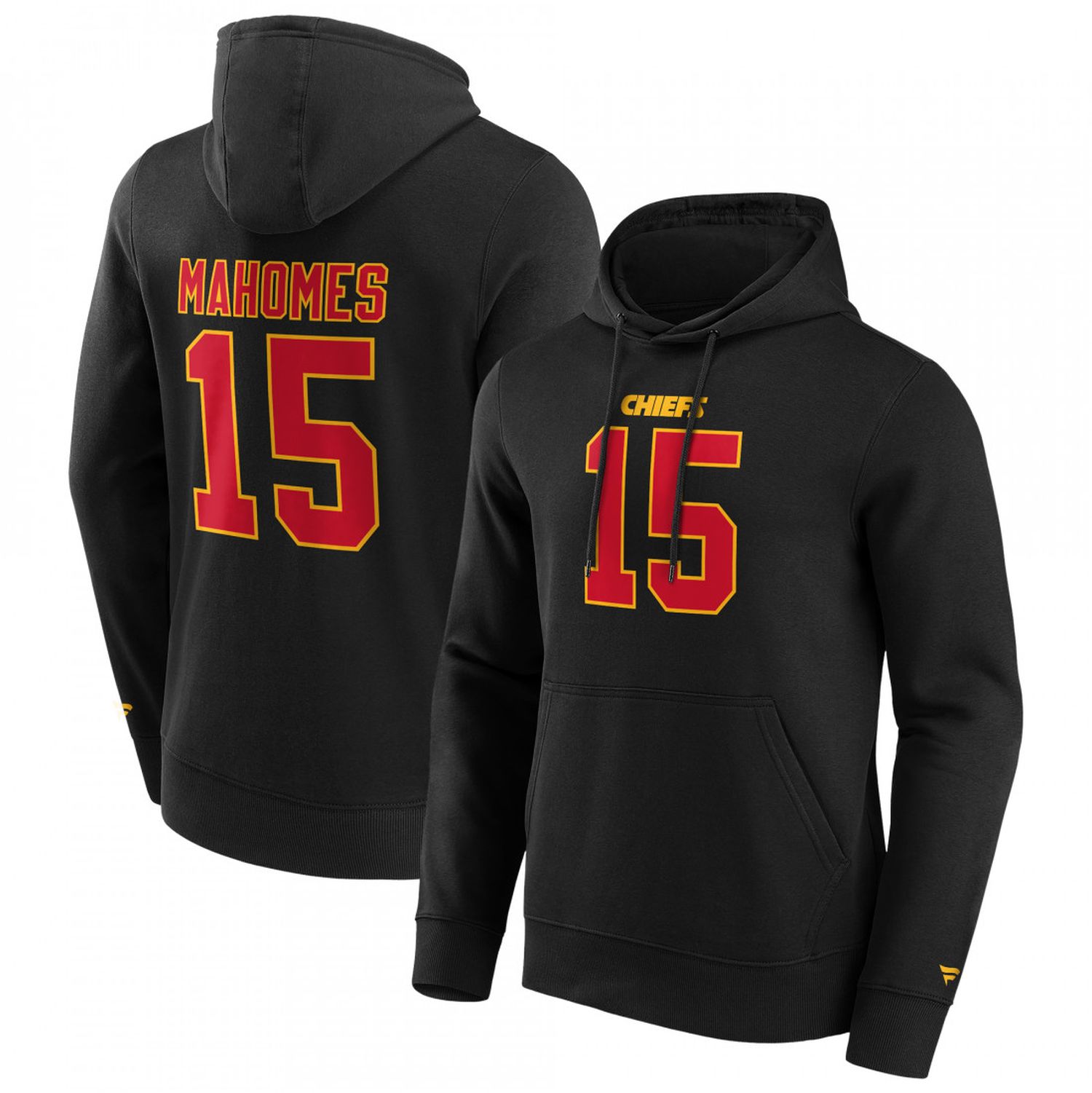 Kansas City Chiefs Hoodie Mahomes #15 - schwarz