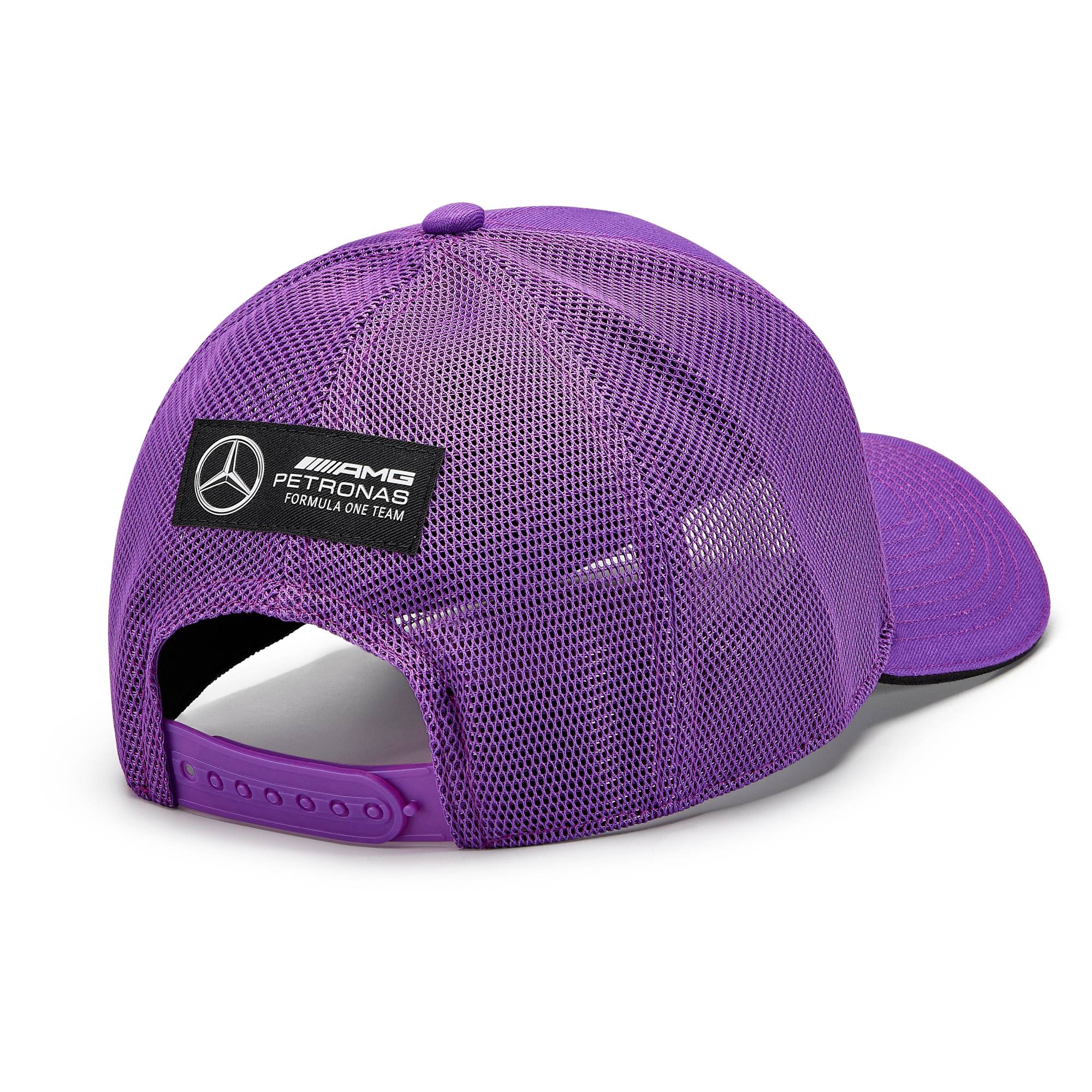 Mercedes AMG Lewis Hamilton Trucker Cap "LH44" - lila