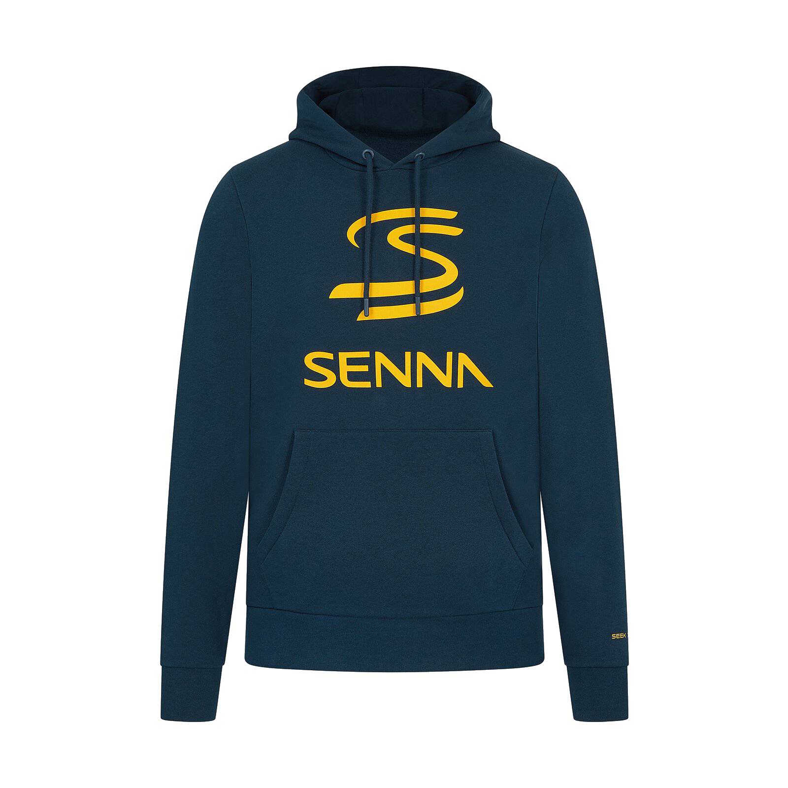 Aryton Senna Logo Kapuzenpullover - blau