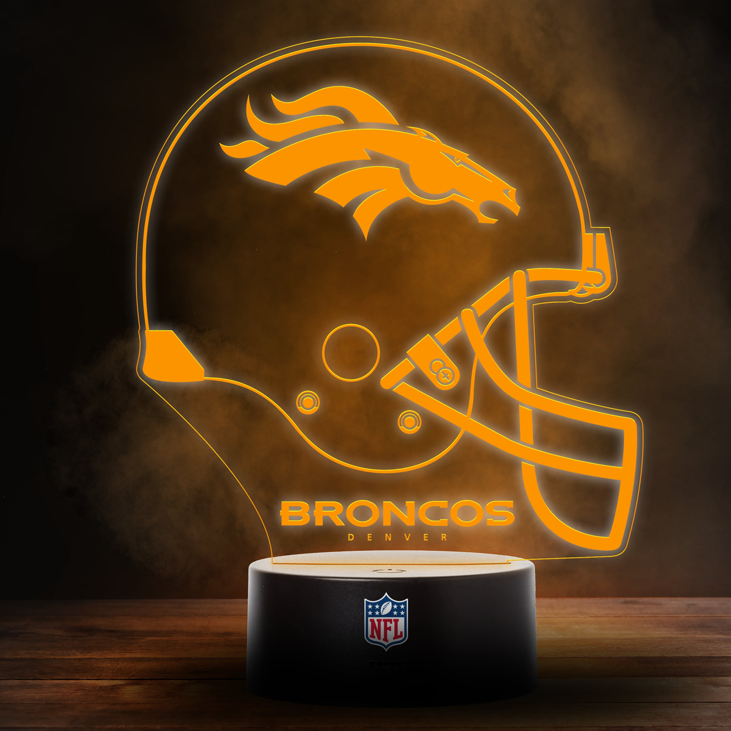 Denver Broncos LED-Licht HELM - mit Farbwechsel