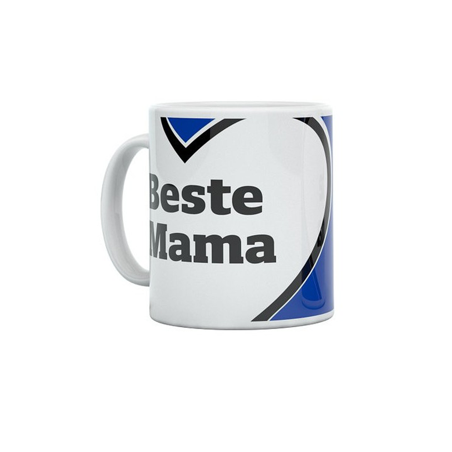 HSV Tasse "Beste Mama" mit Herz - 300 ml