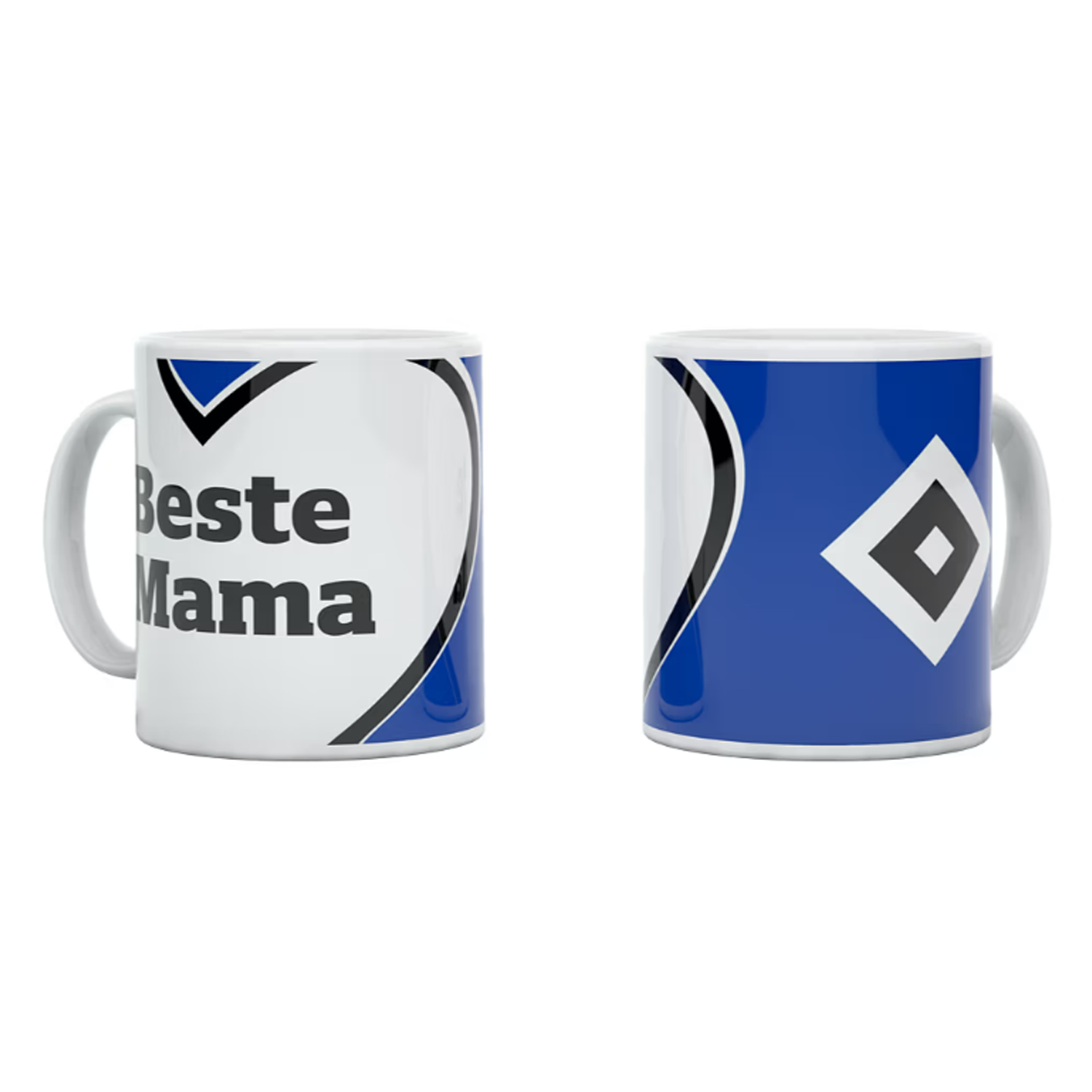 HSV Tasse "Beste Mama" mit Herz - 300 ml