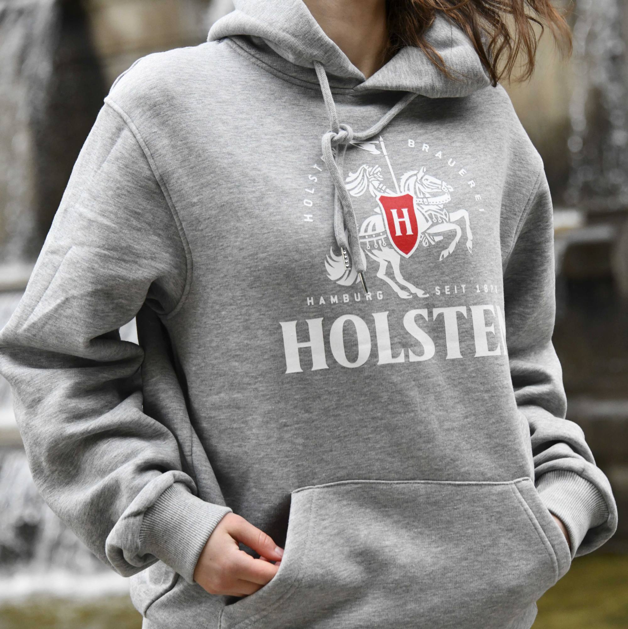 Holsten - Kapuzenpullover Holsten Ritter - grau