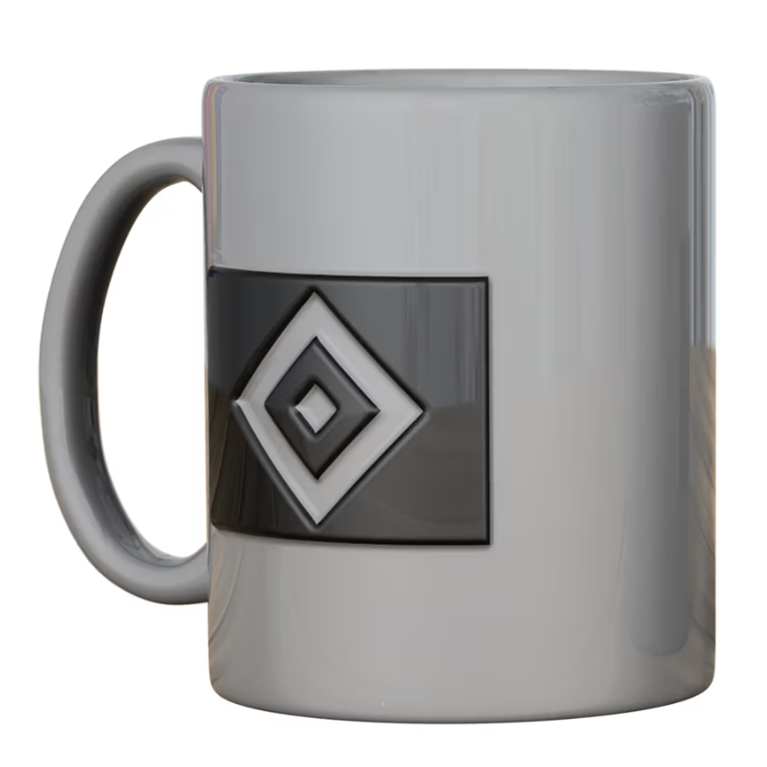 HSV Tasse Relief grau